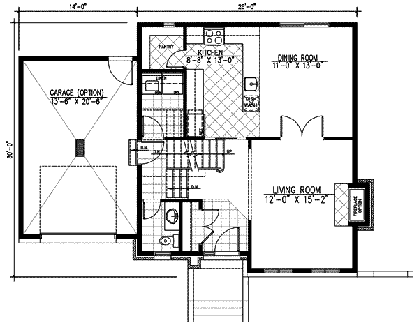 main floor house blueprint