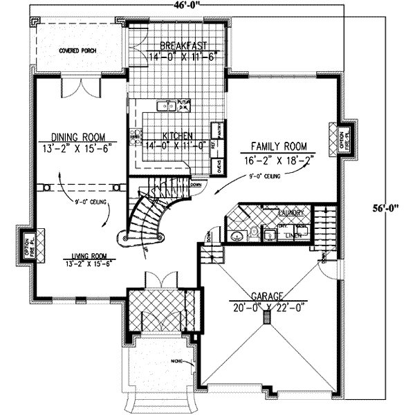 main floor house blueprint