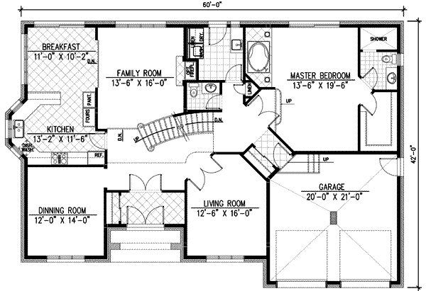 main floor house blueprint