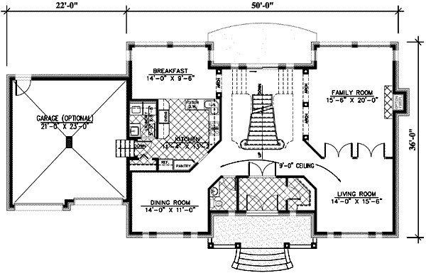 main floor house blueprint
