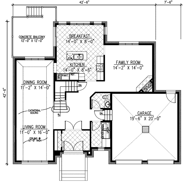 main floor house blueprint