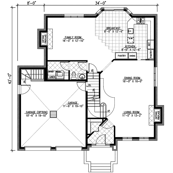 main floor house blueprint