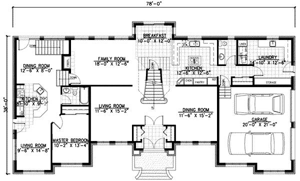main floor house blueprint