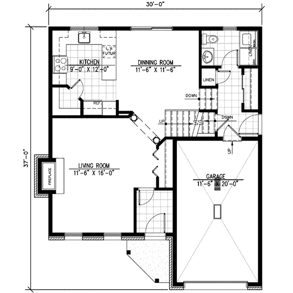 main floor house blueprint