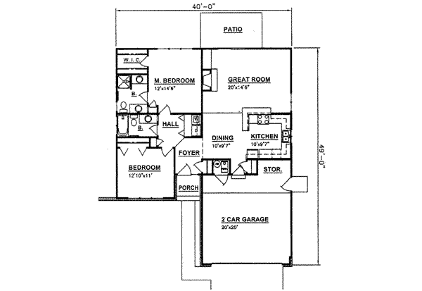 main floor house blueprint
