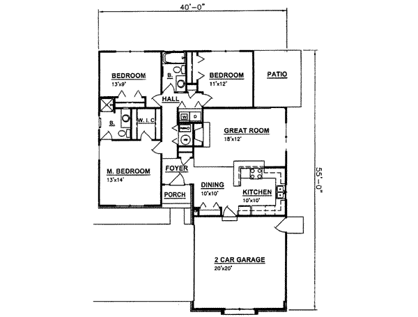 main floor house blueprint