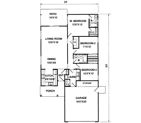 main floor house blueprint