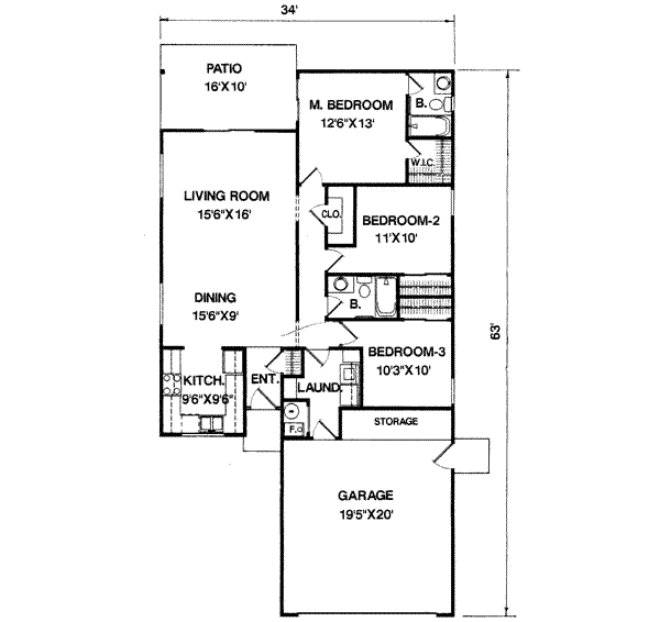 main floor house blueprint