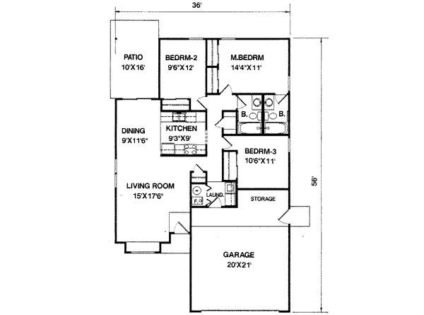 main floor house blueprint