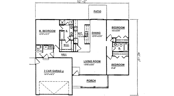 main floor house blueprint