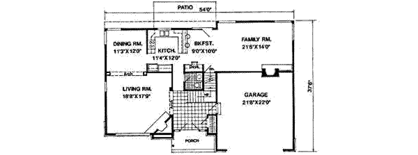 main floor house blueprint