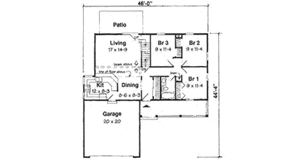 main floor house blueprint