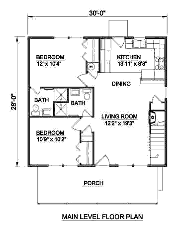 main floor house blueprint