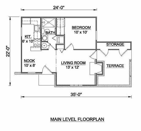 main floor house blueprint