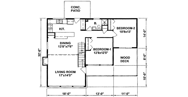 main floor house blueprint