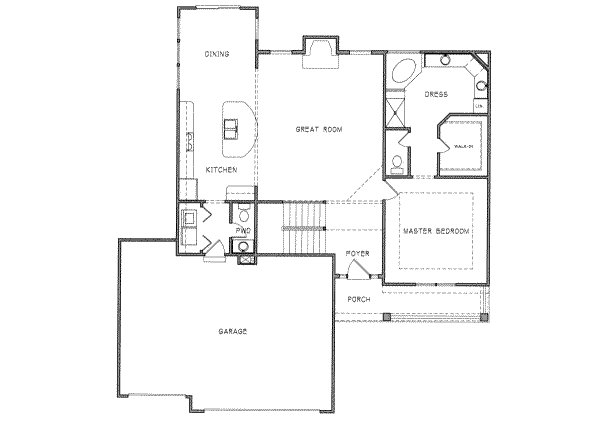 main floor house blueprint