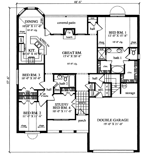 main floor house blueprint