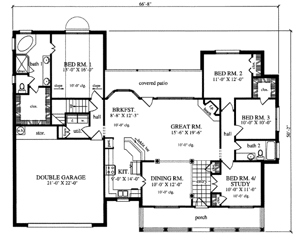 main floor house blueprint