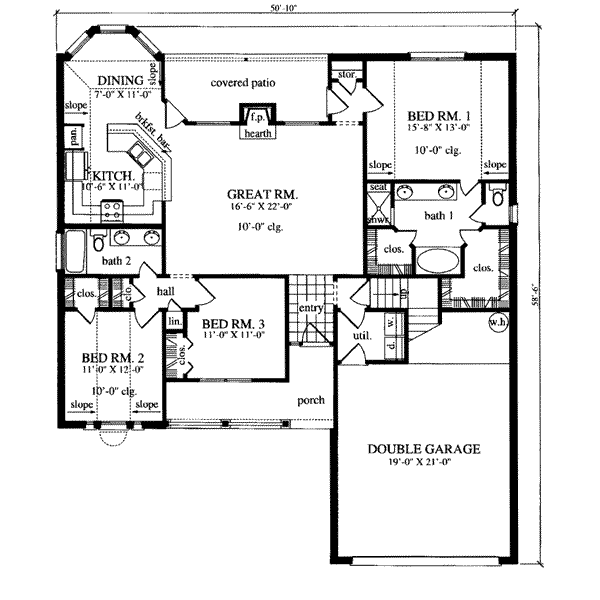 main floor house blueprint