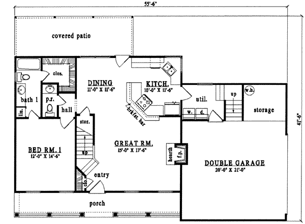main floor house blueprint