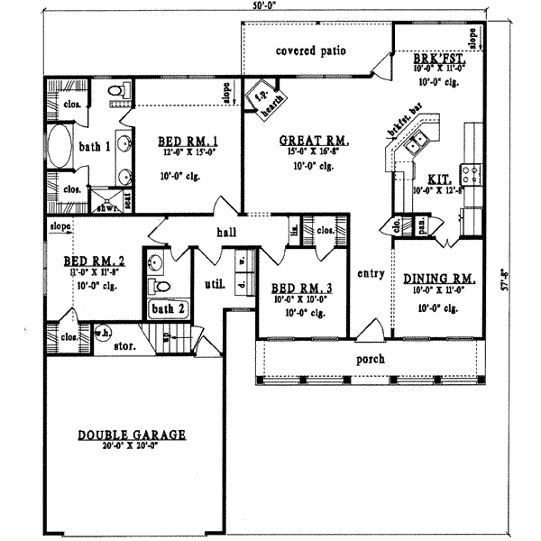 main floor house blueprint
