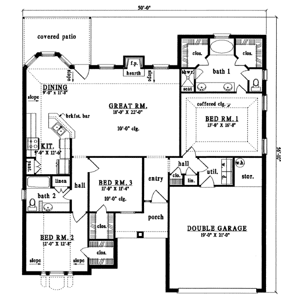 main floor house blueprint