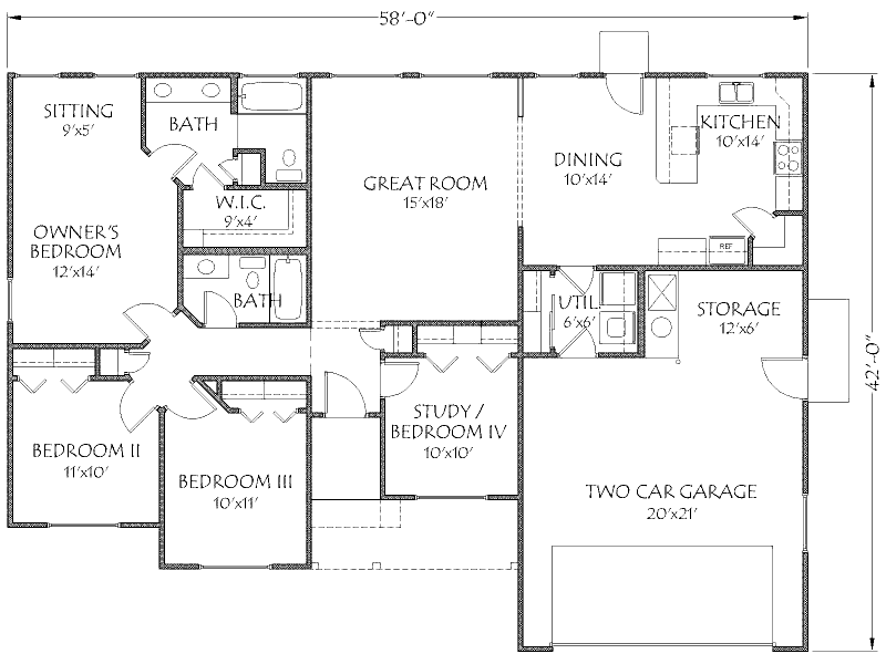 main floor house blueprint