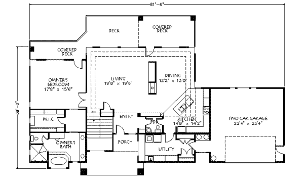 main floor house blueprint
