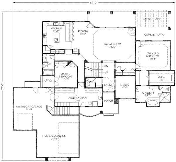 main floor house blueprint