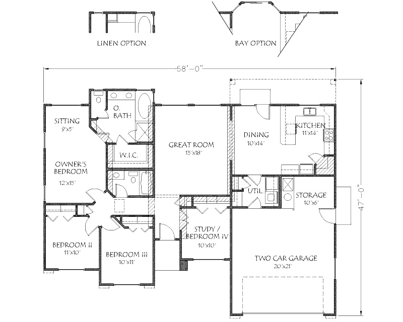 main floor house blueprint