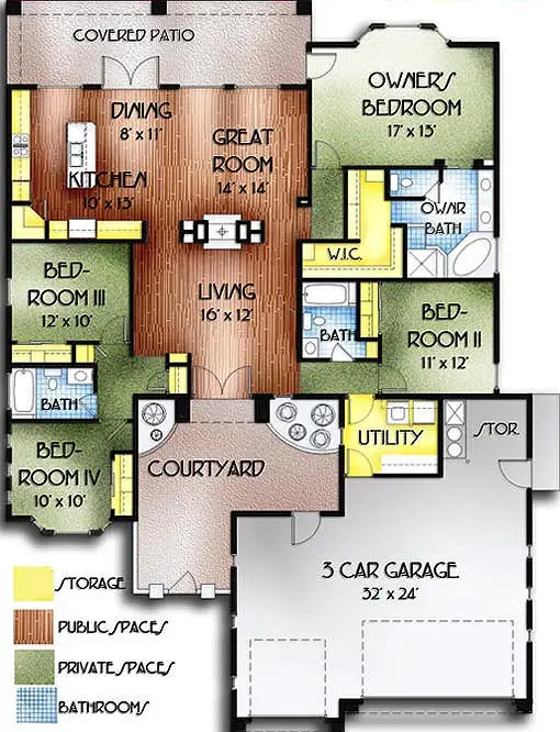 main floor house blueprint
