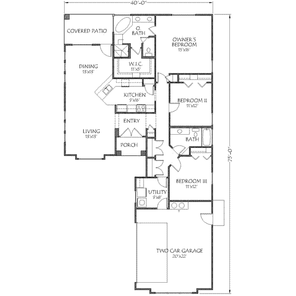 main floor house blueprint