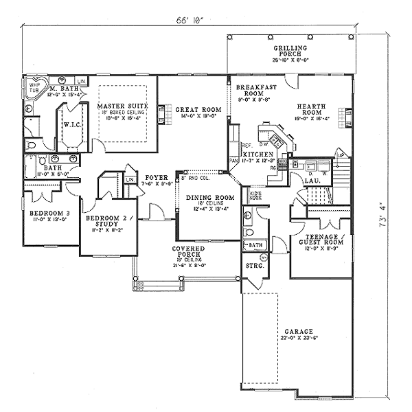 main floor house blueprint
