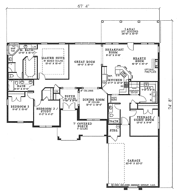 main floor house blueprint