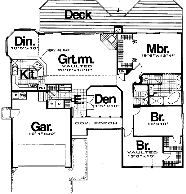 main floor house blueprint