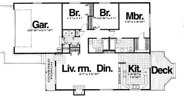 main floor house blueprint