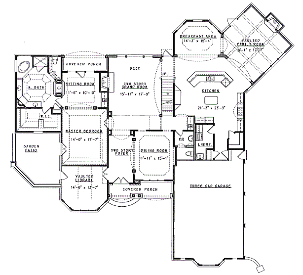 main floor house blueprint