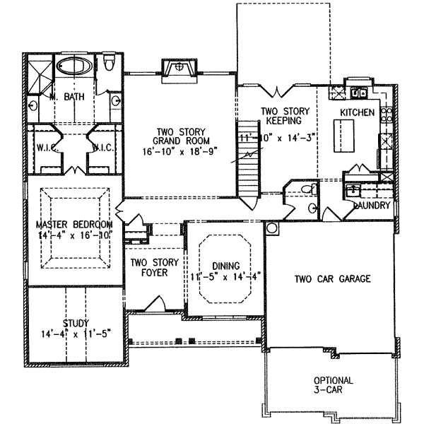 main floor house blueprint