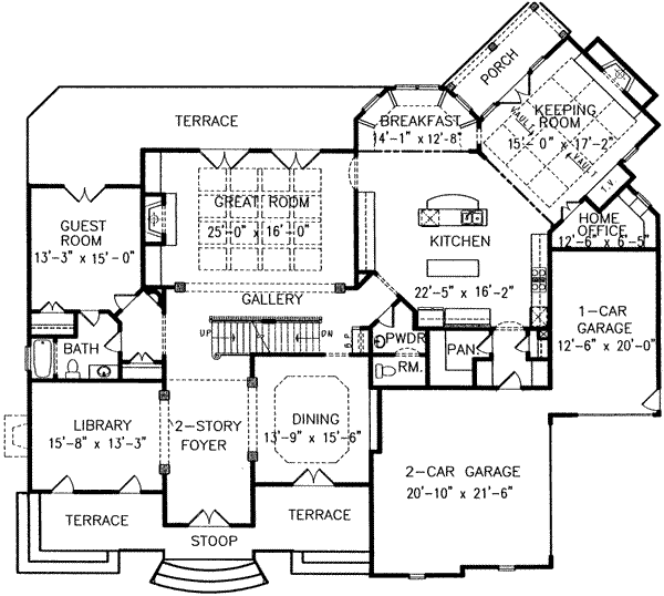 main floor house blueprint