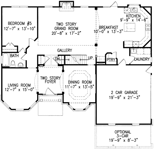 main floor house blueprint