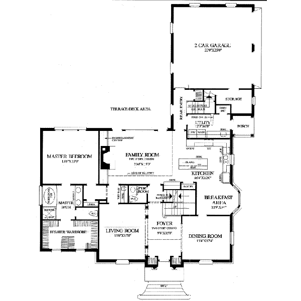 main floor house blueprint
