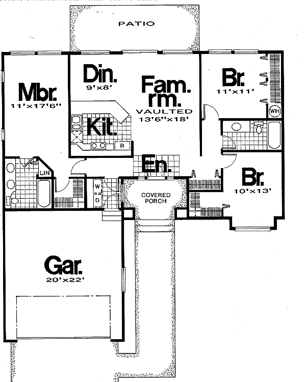 main floor house blueprint