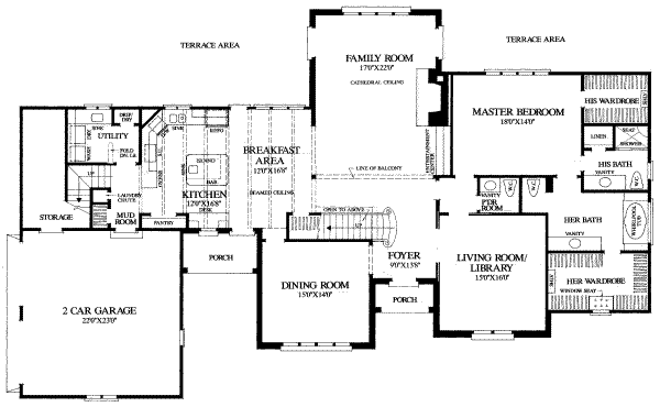 main floor house blueprint