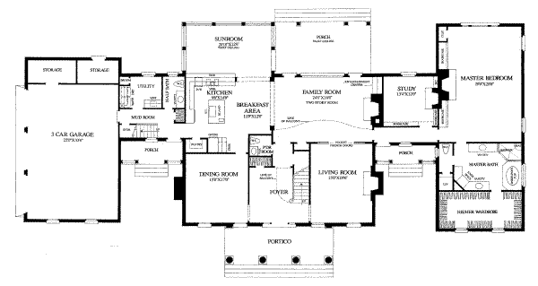 main floor house blueprint