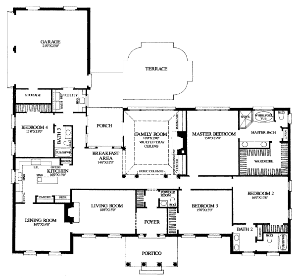 main floor house blueprint