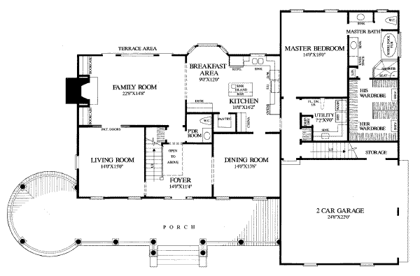 main floor house blueprint