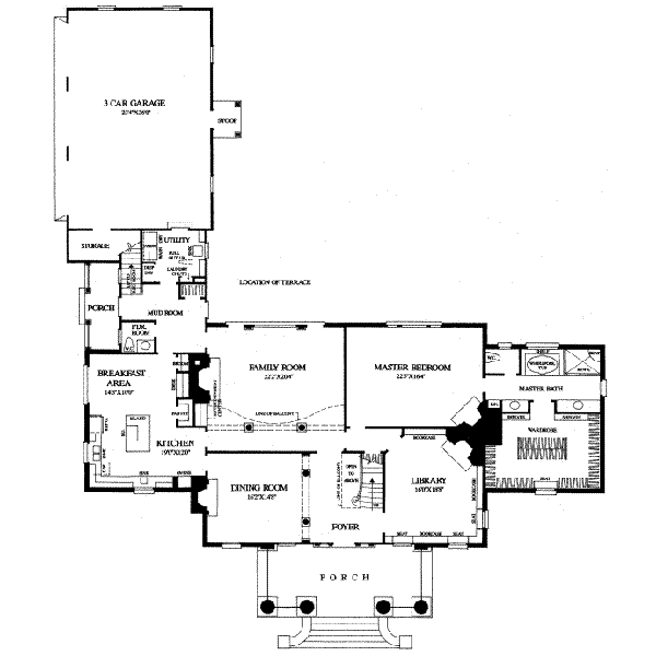 main floor house blueprint