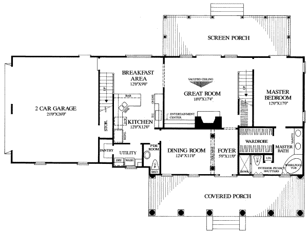 main floor house blueprint