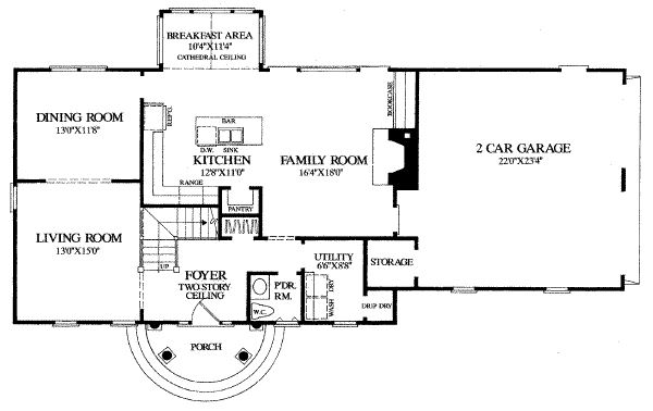 main floor house blueprint