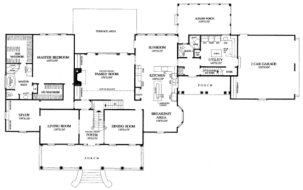 main floor house blueprint